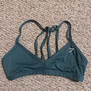 Gymshark Strappy Back Sports Bra - Teal (Size M)